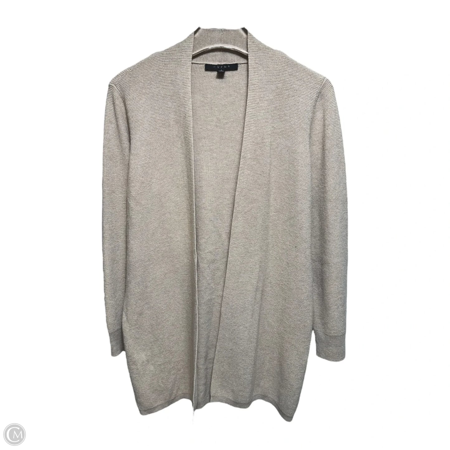 The Lightweight Open Cardigan By Cyrus In Tan, Size: L