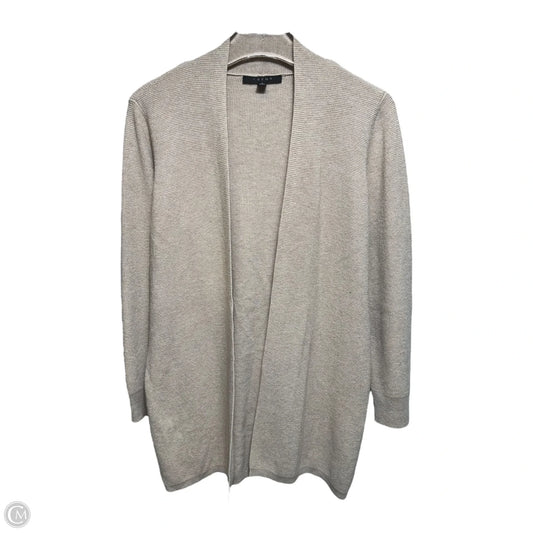 The Lightweight Open Cardigan By Cyrus In Tan, Size: L