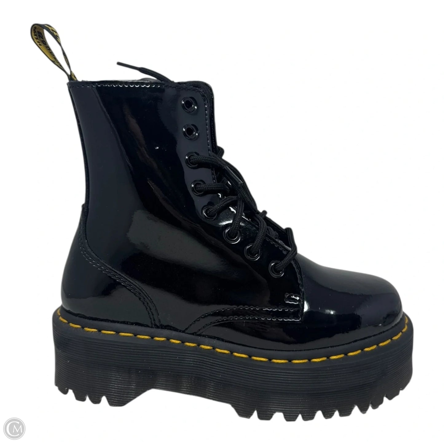 Jadon Platform Boots Combat By Dr Martens In Black, Size: 5