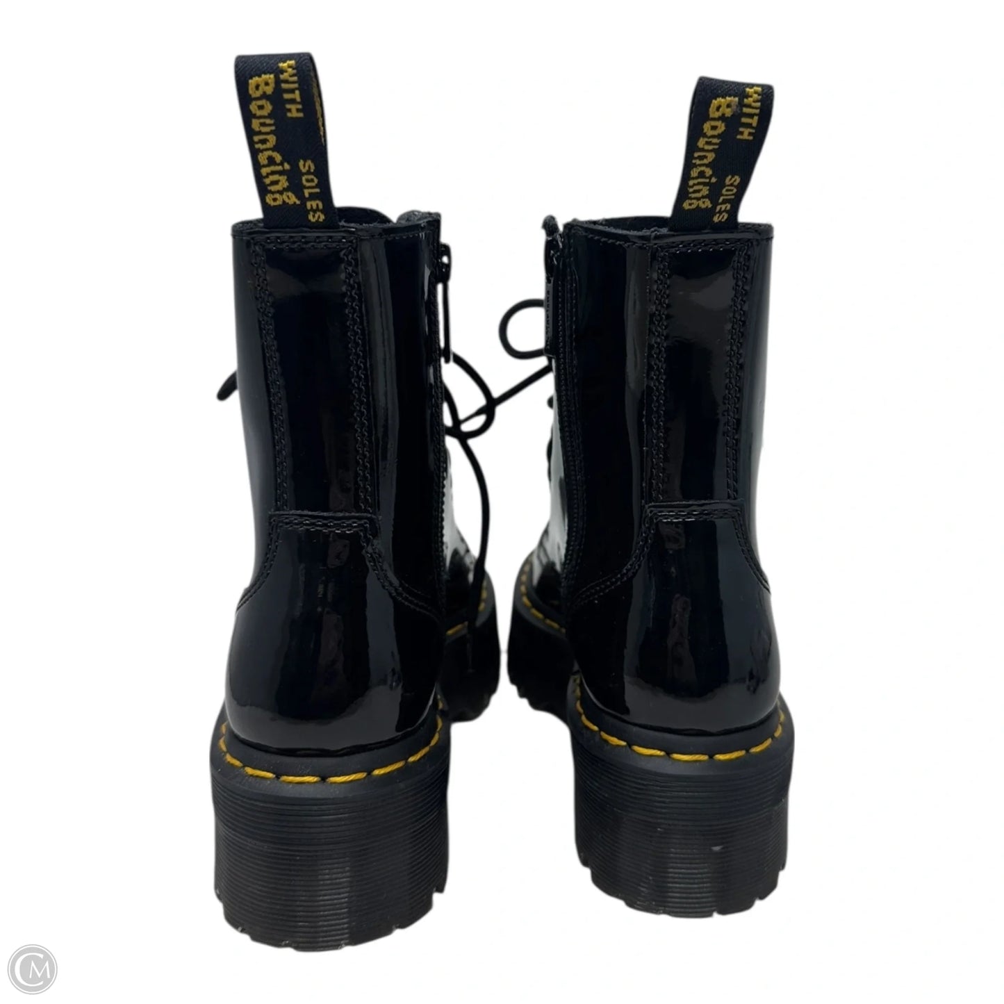 Jadon Platform Boots Combat By Dr Martens In Black, Size: 5