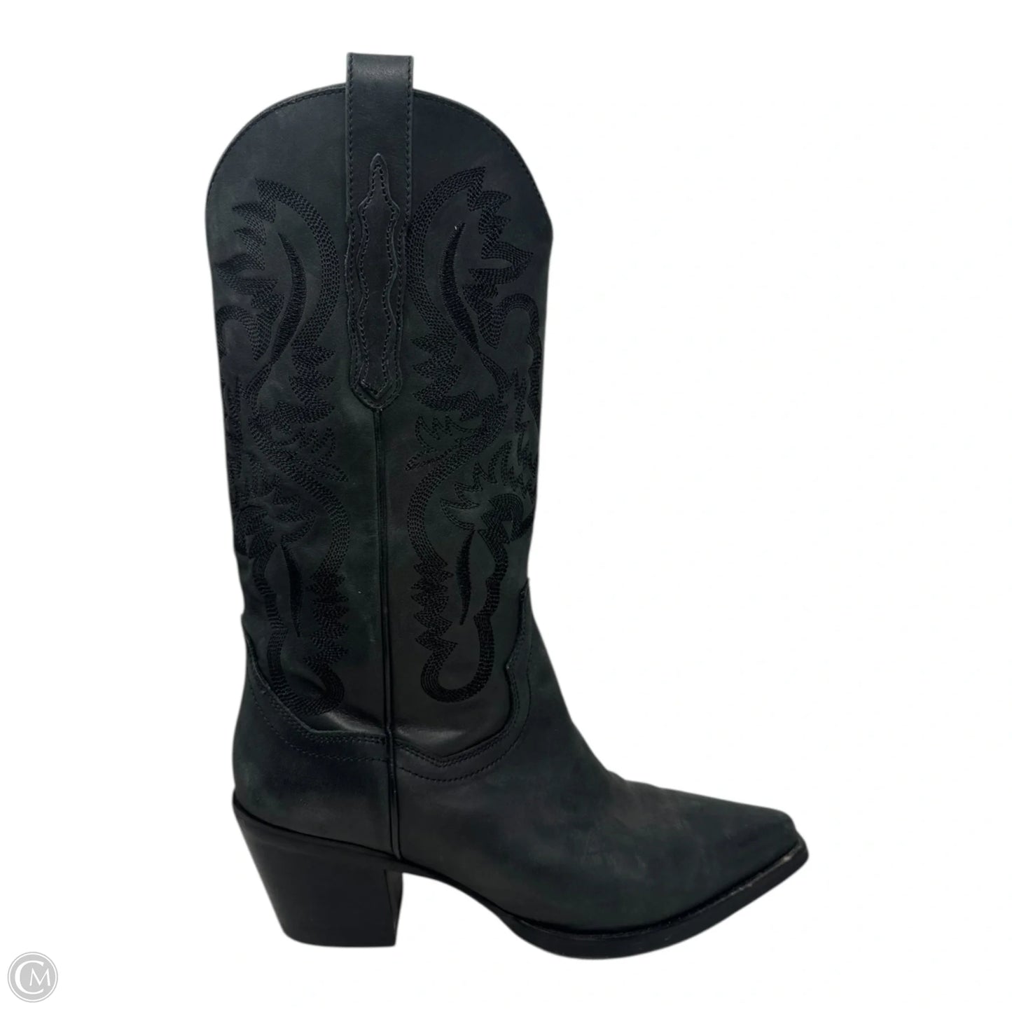 Dagget Western Boots By Jeffrey Campbell In Black, Size: 9