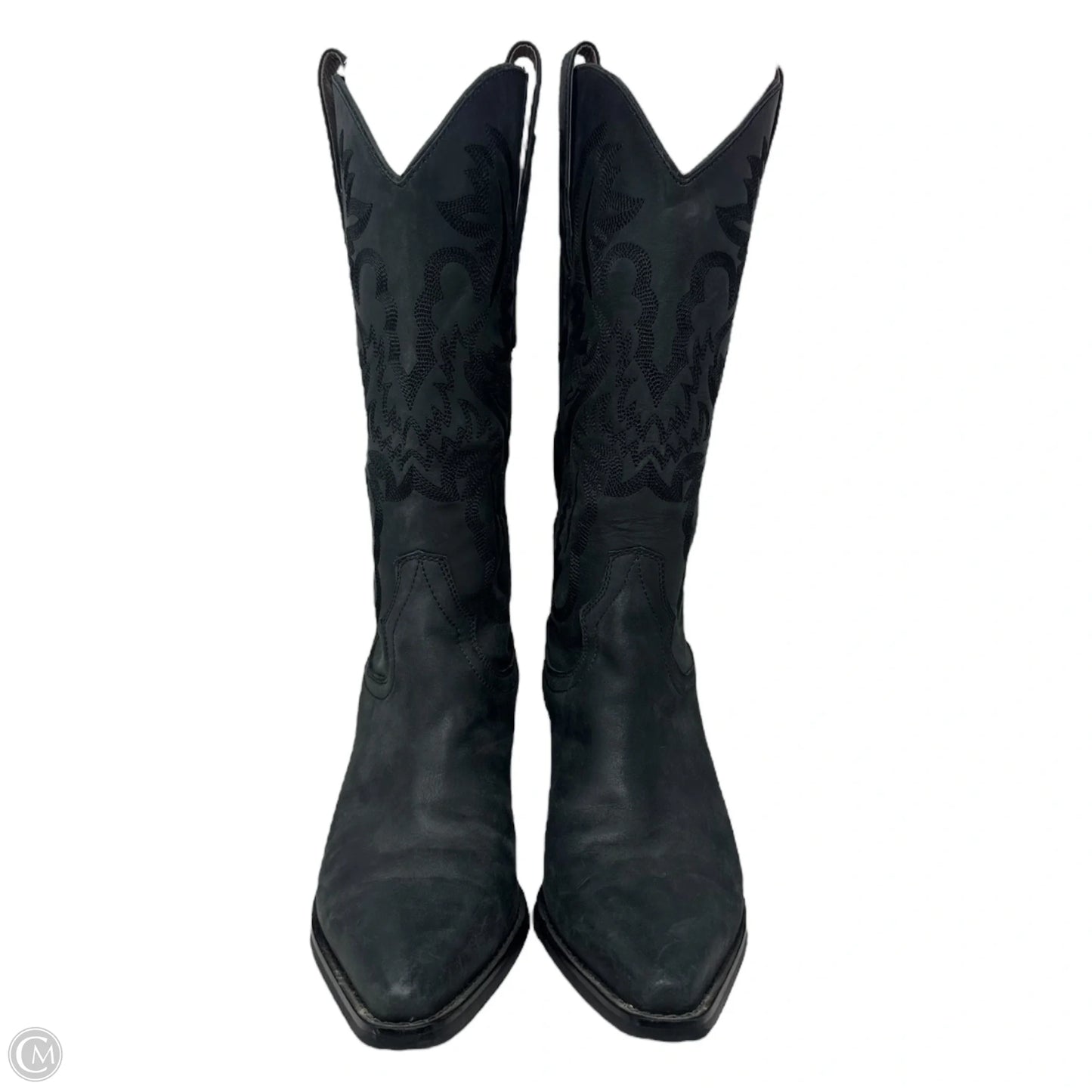 Dagget Western Boots By Jeffrey Campbell In Black, Size: 9