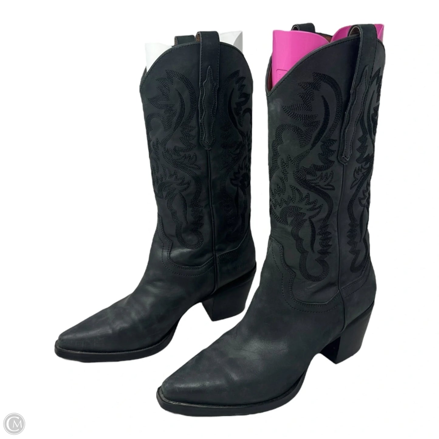 Dagget Western Boots By Jeffrey Campbell In Black, Size: 9