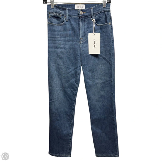 Le High Straight High Rise Jeans by Frame In Bestia Denim, Size: 0/25