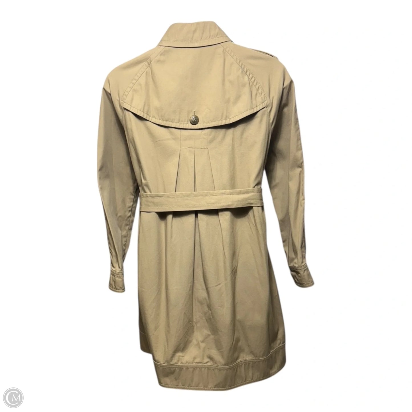 Coat Trench Coat By Loft In Tan, Size: Xl