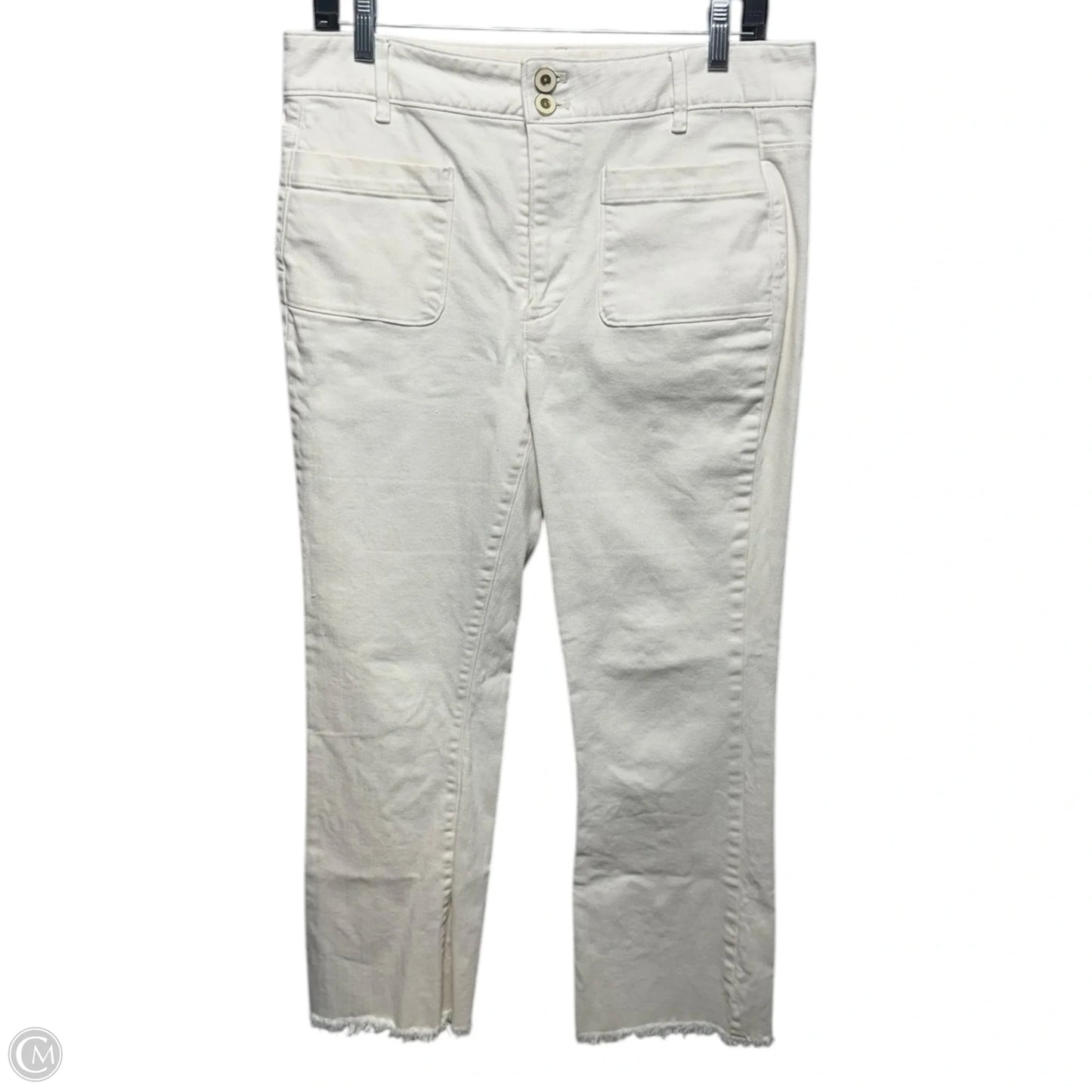 Jeans Straight By Spartina In Cream, Size: 10