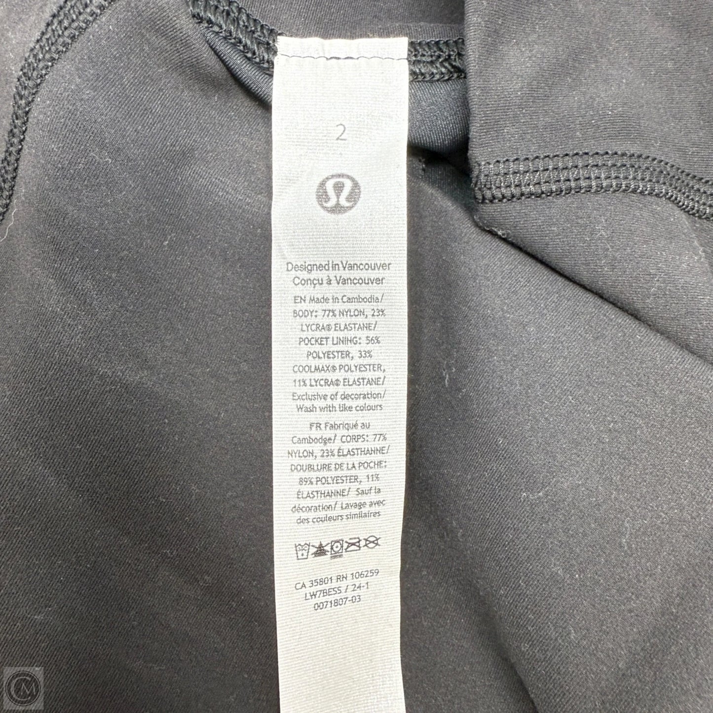 Wunder Train HR Short 6" By Lululemon In Black, Size: 2