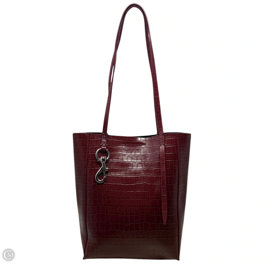 Stella Small Tote Designer By Rebecca Minkoff In Pinot Noir, Size: Medium