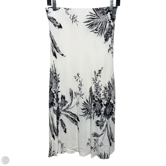 Skirt Maxi By Leith In Black & White, Size: S