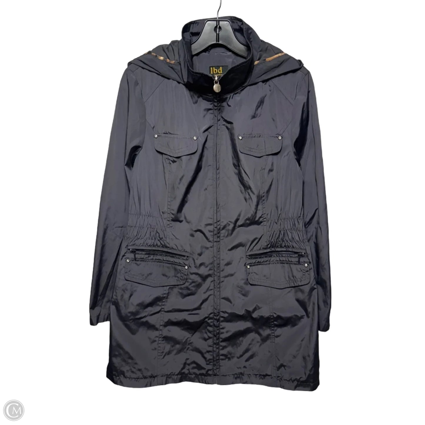 Jacket Windbreaker By Laundry In Navy, Size: M