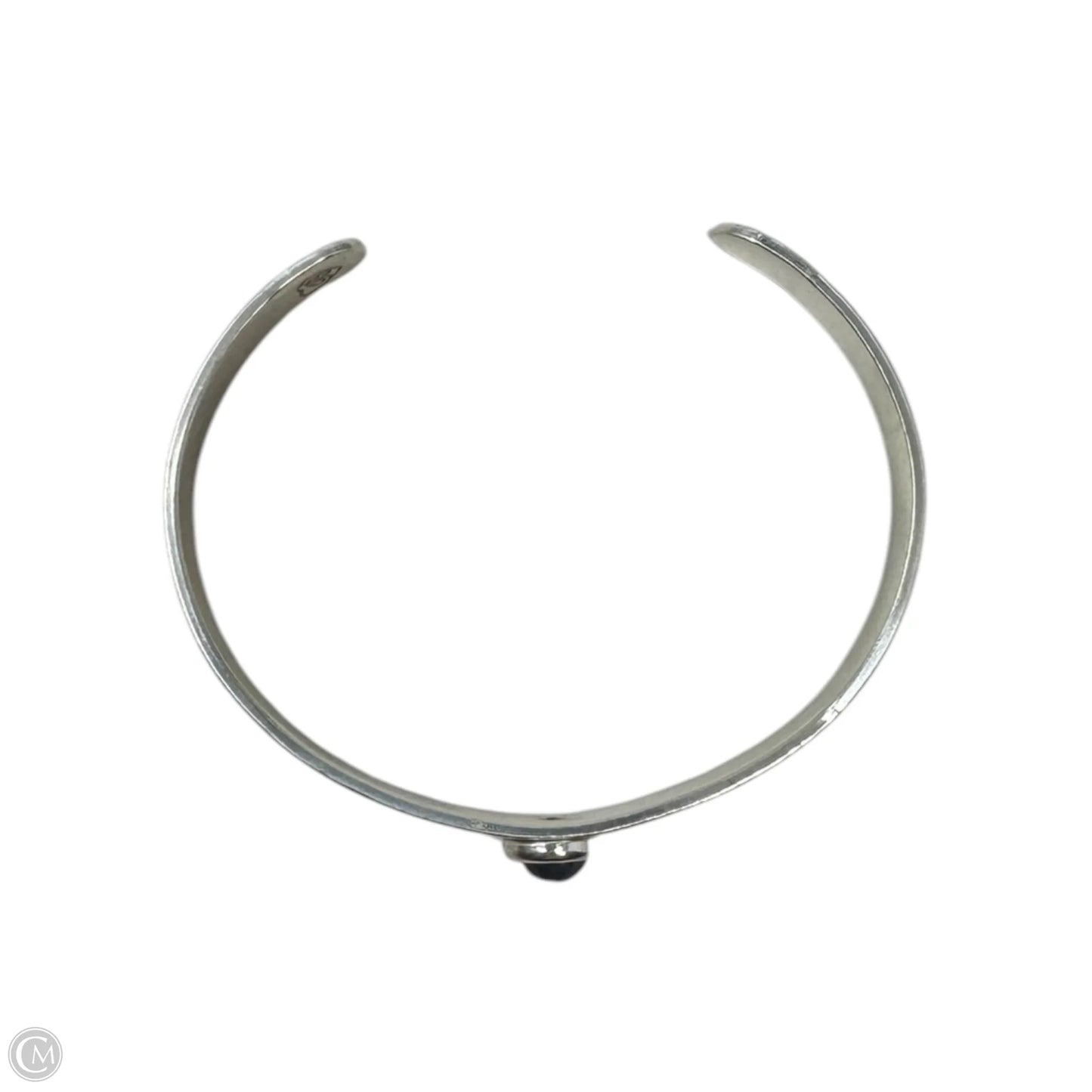 Engraved Blue Stone Bracelet Cuff By Brighton