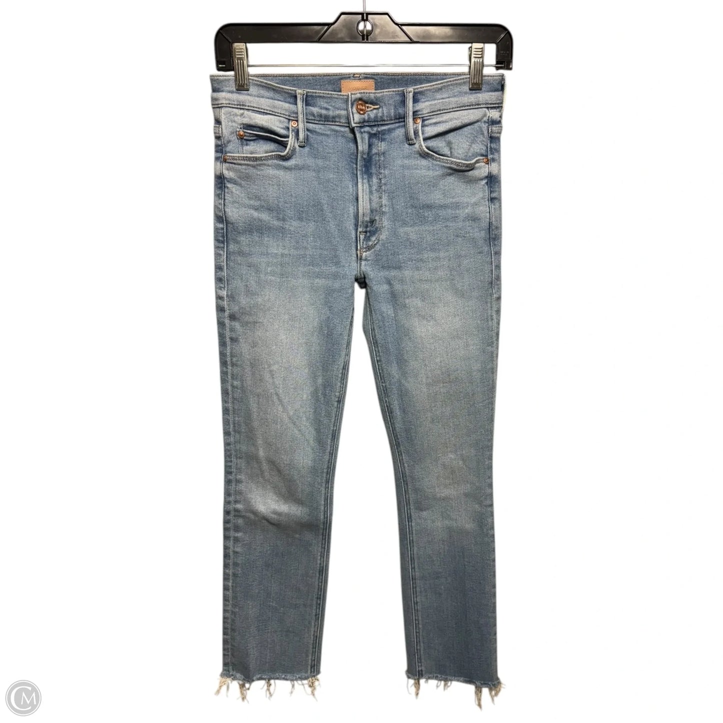 Lil Mid Rise Dazzler Ankle Fray Jeans Skinny By Mother In Blessing In Disguise, Size: 2