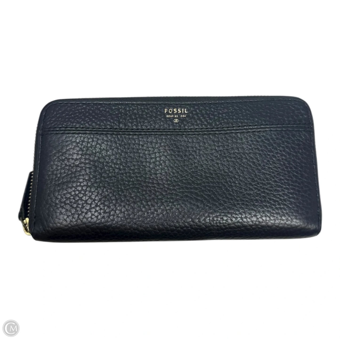 Wallet Leather By Fossil, Size: Large
