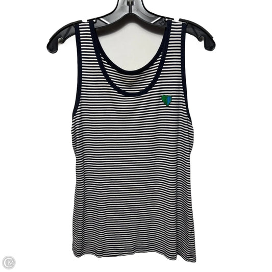 Top Sleeveless Designer By Tory Burch In Striped Pattern, Size: M (estimated)