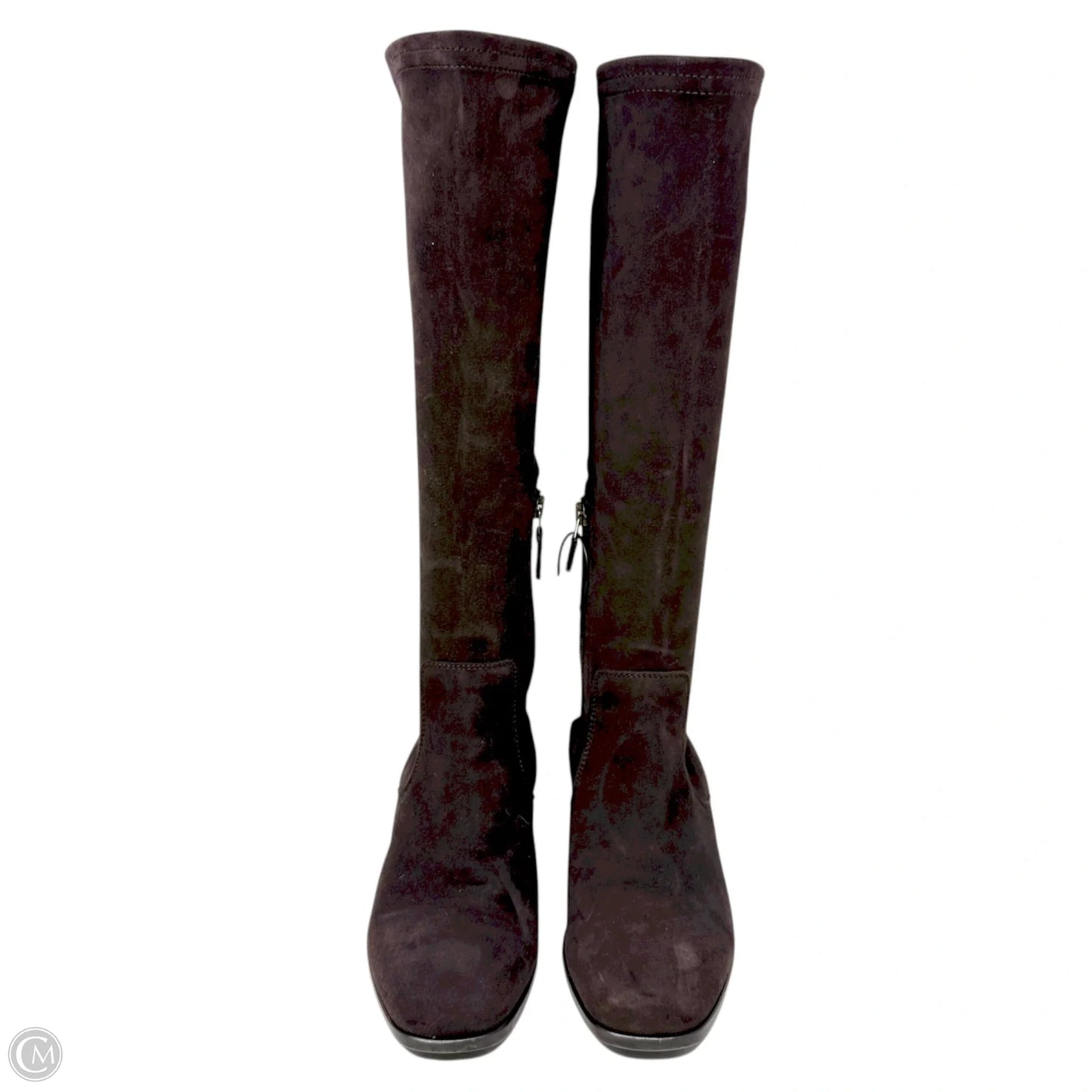 Knee High Suede Boots By Aquatalia In Espresso, Size: 6