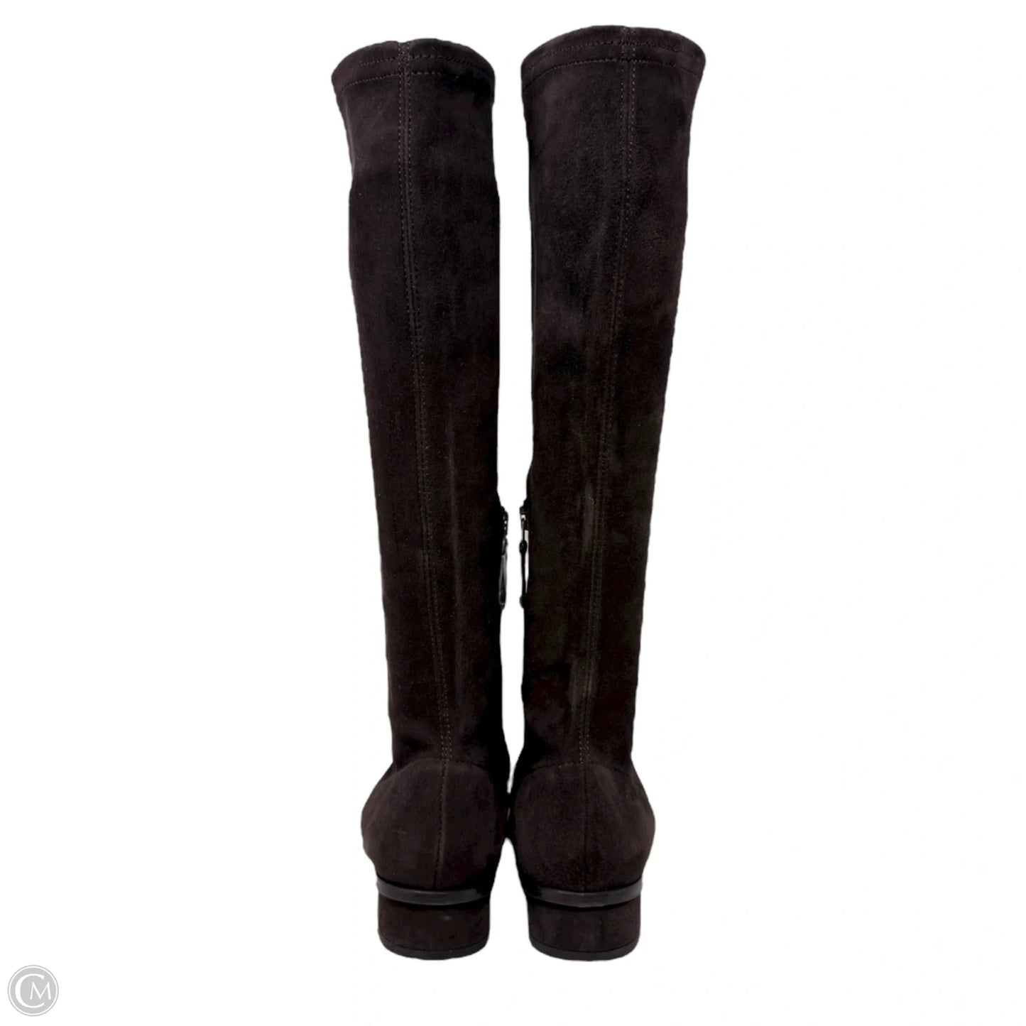 Knee High Suede Boots By Aquatalia In Espresso, Size: 6