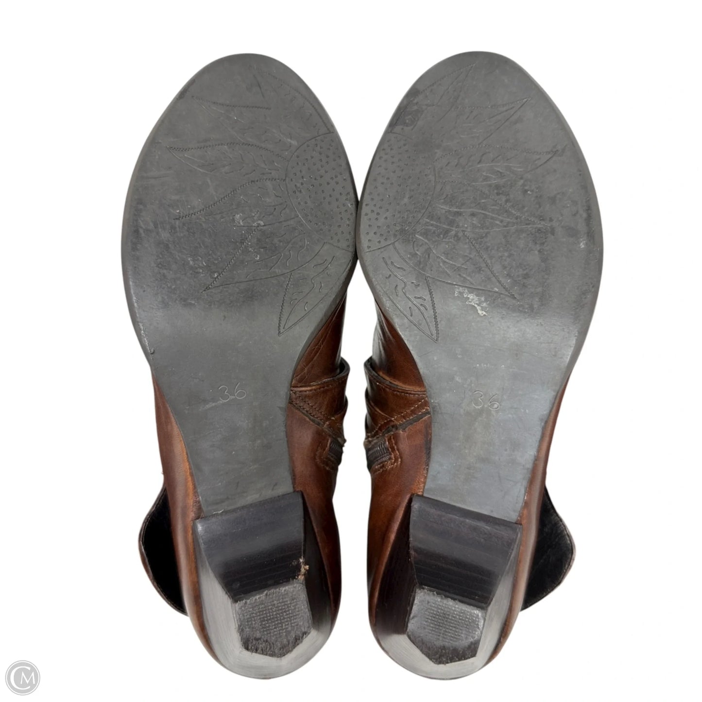 Tamara Boots Mid-calf Heels By Everybody By BZ Moda In Brown, Size: 6