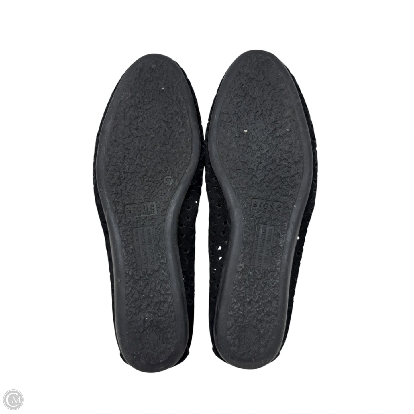 Shoes Flats By Arche In Black, Size: 6 (37)