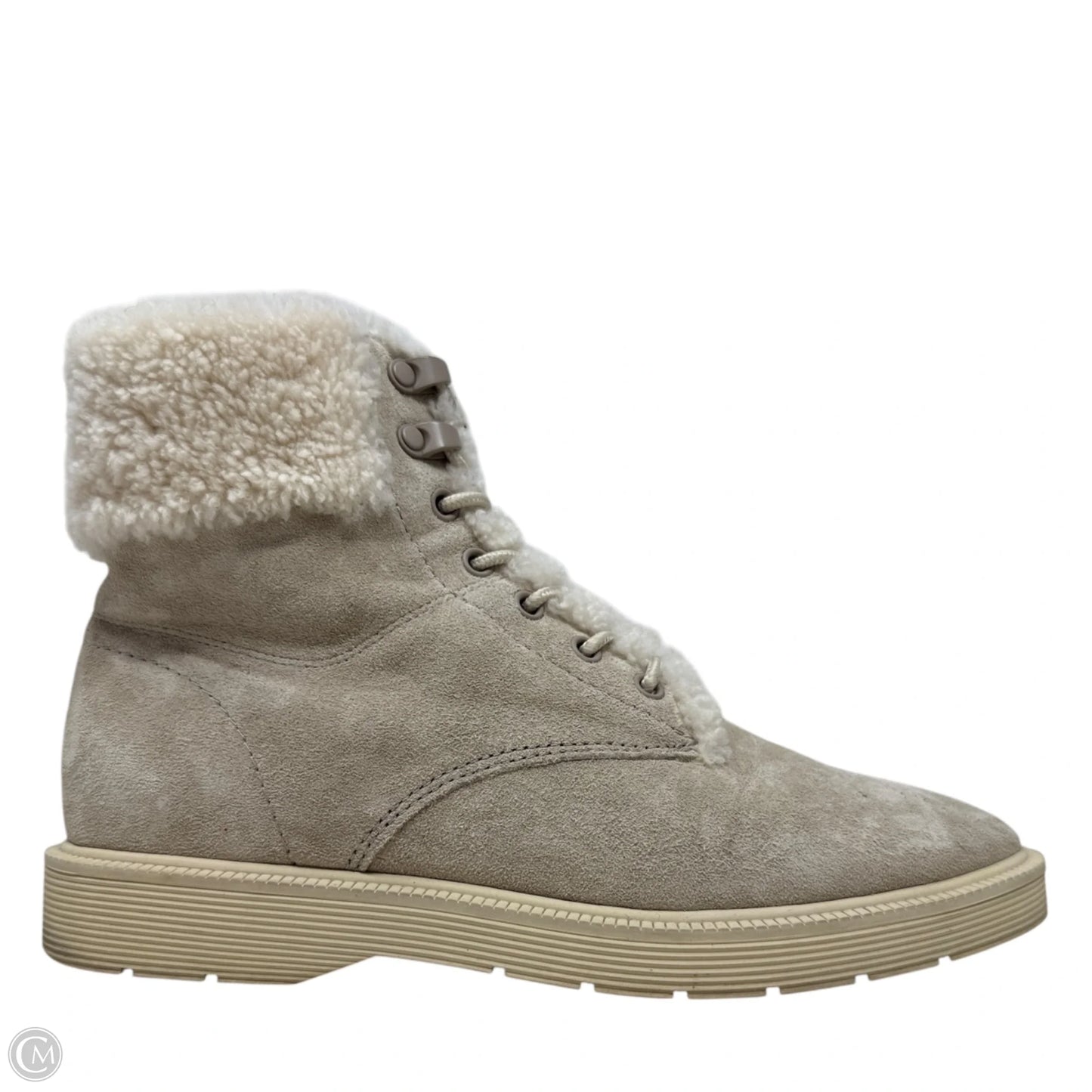 Hayes II Shearling Hiker Boots By Vince In Grey, Size: 6.5