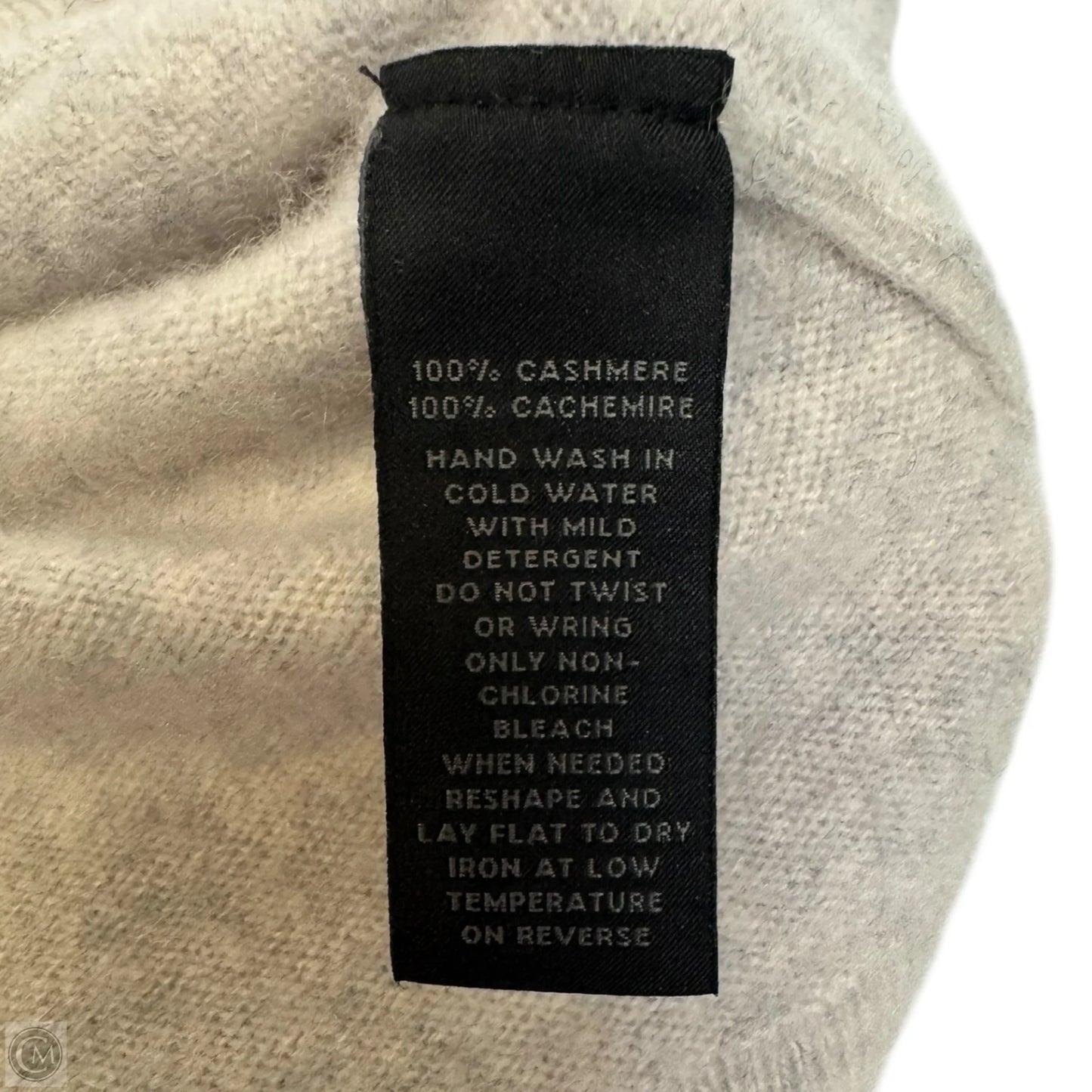 Sweater Cashmere By Saks Fifth Avenue In Grey, Size: Xs