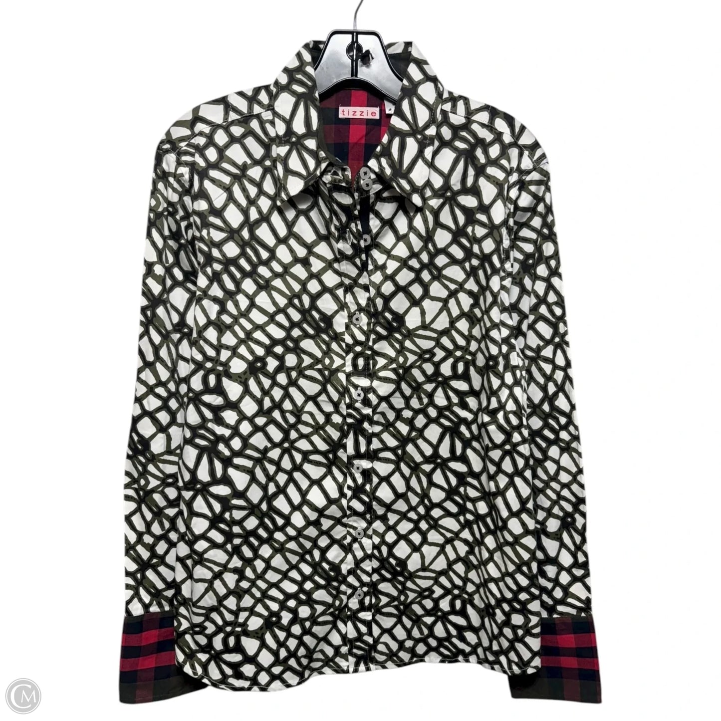 Rome Top Long Sleeve By Tizzie by Dizzy-Lizzie In Multi-colored, Size: L