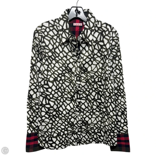 Rome Top Long Sleeve By Tizzie by Dizzy-Lizzie In Multi-colored, Size: L