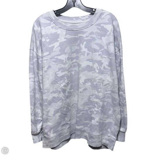 Perfectly Oversized Crew Sweatshirt By Lululemon In Camouflage Print, Size: L