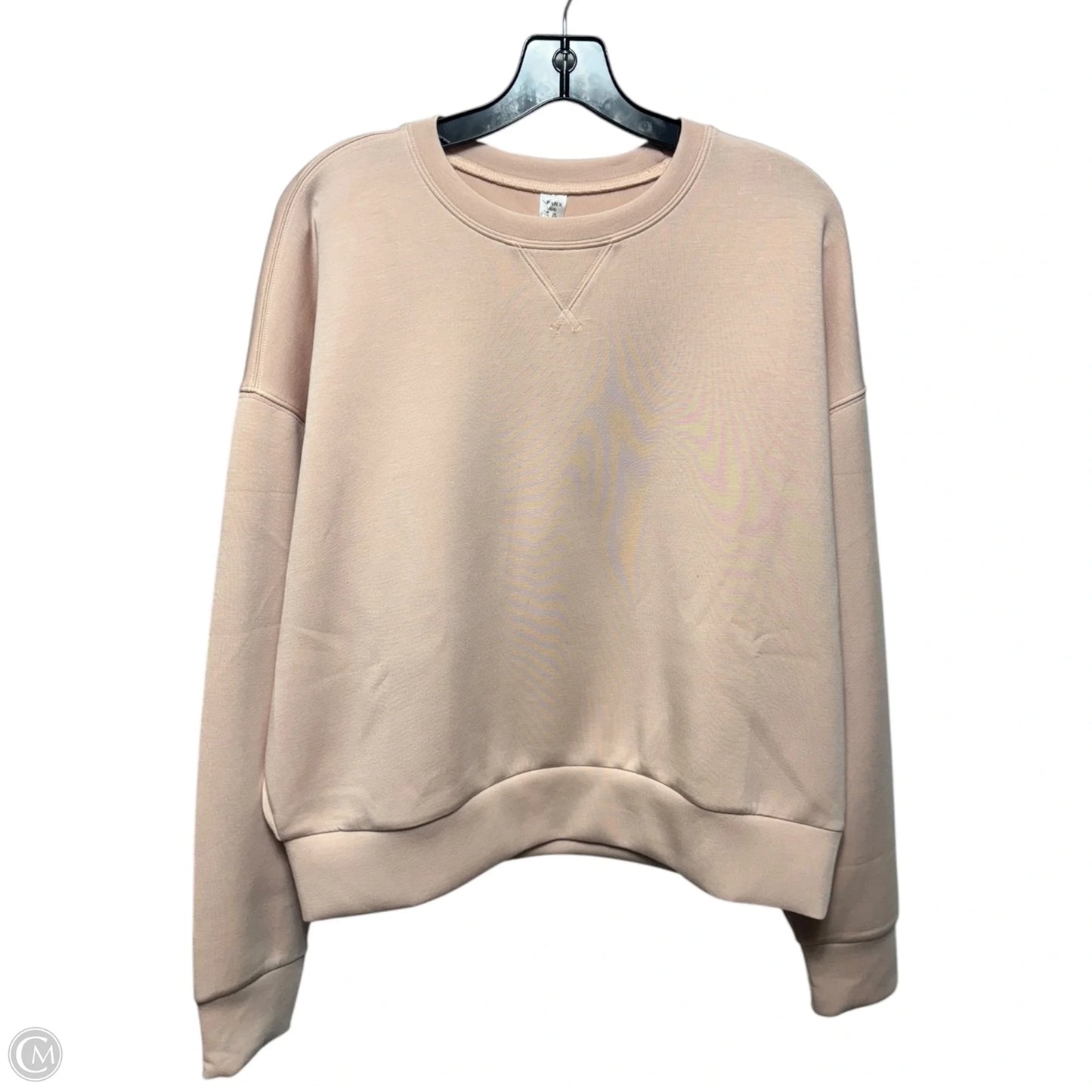 Airessentials Athletic Sweatshirt Crewneck By Spanx In Peach, Size: L