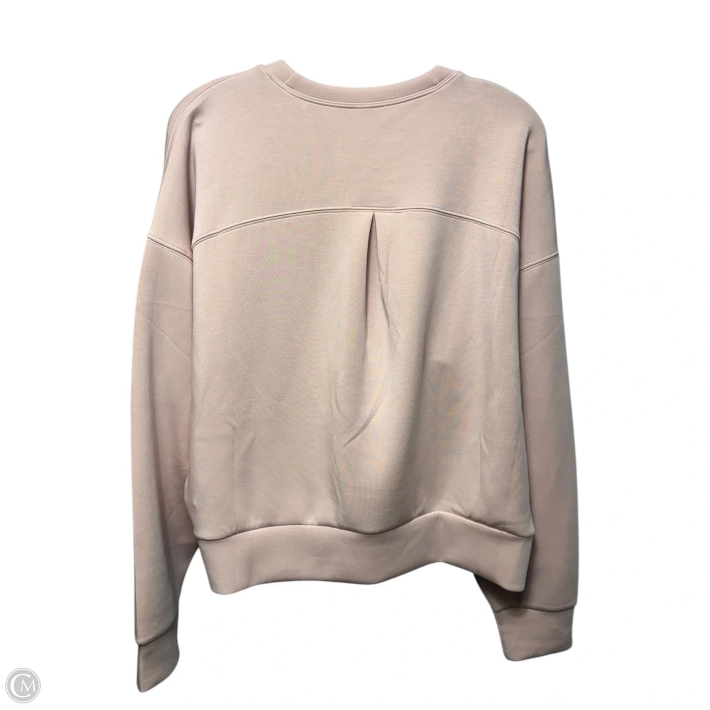Airessentials Athletic Sweatshirt Crewneck By Spanx In Peach, Size: L