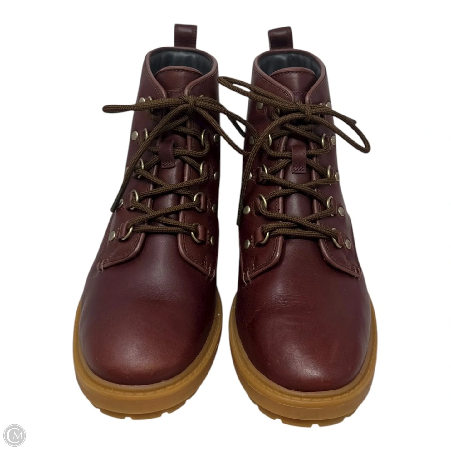 Waterproof Boots Hiking By Cole-haan In Red, Size: 8.5