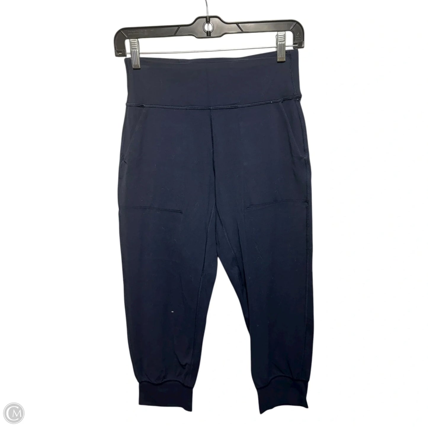Align Jogger Cropped By Lululemon In Navy, Size: 6