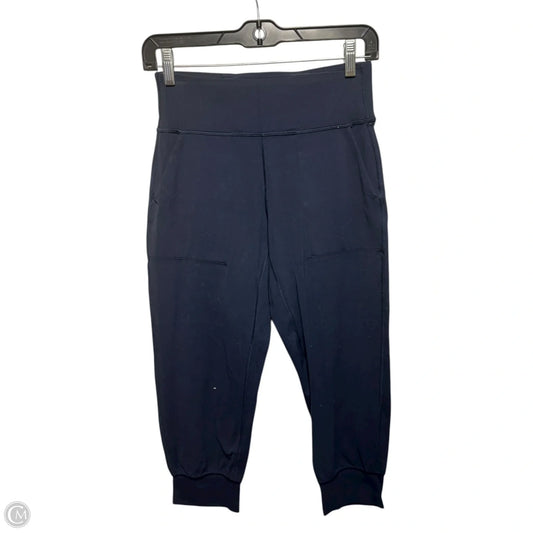 Align Jogger Cropped By Lululemon In Navy, Size: 6