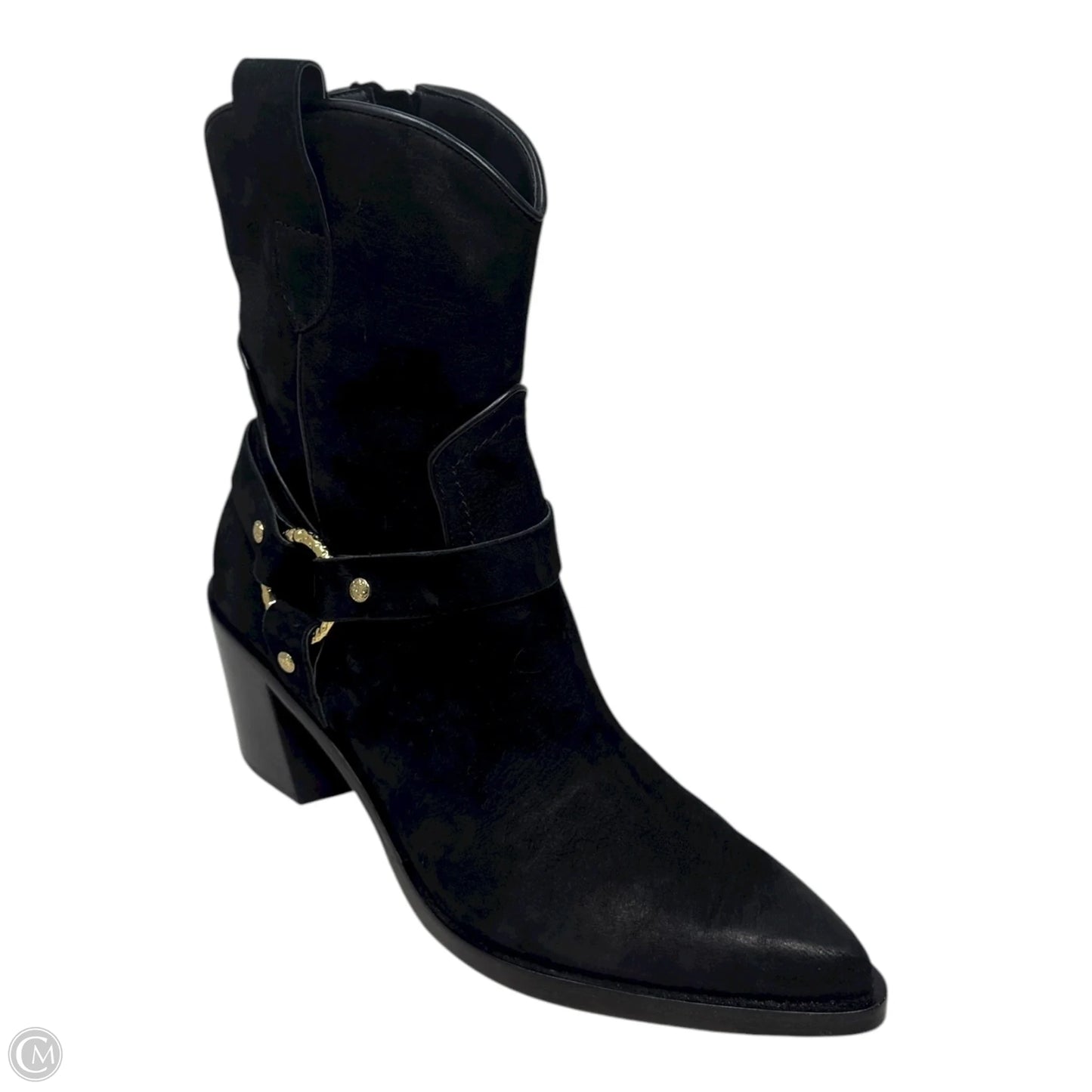Kenzen Harness Boots Ankle Heels By Dolce Vita In Black, Size: 8