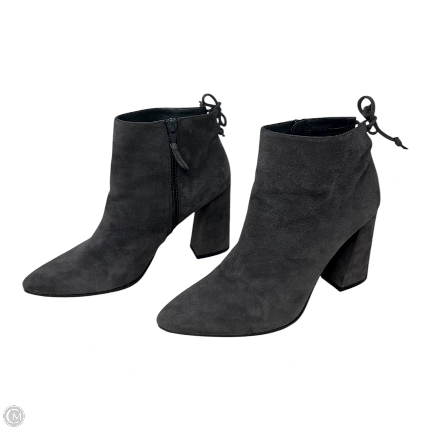 Grandiose Ankle Boots Designer By Stuart Weitzman In Grey, Size: 8
