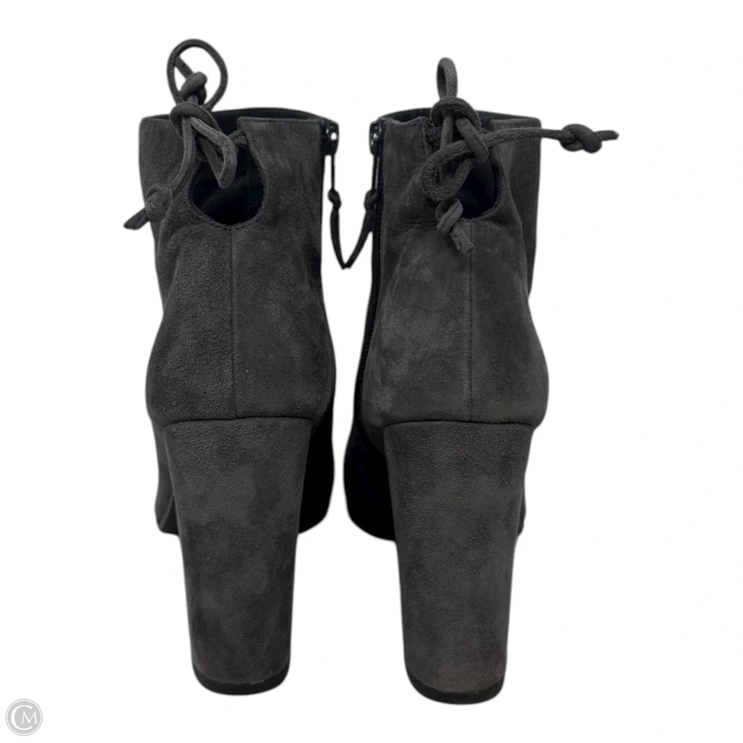 Grandiose Ankle Boots Designer By Stuart Weitzman In Grey, Size: 8