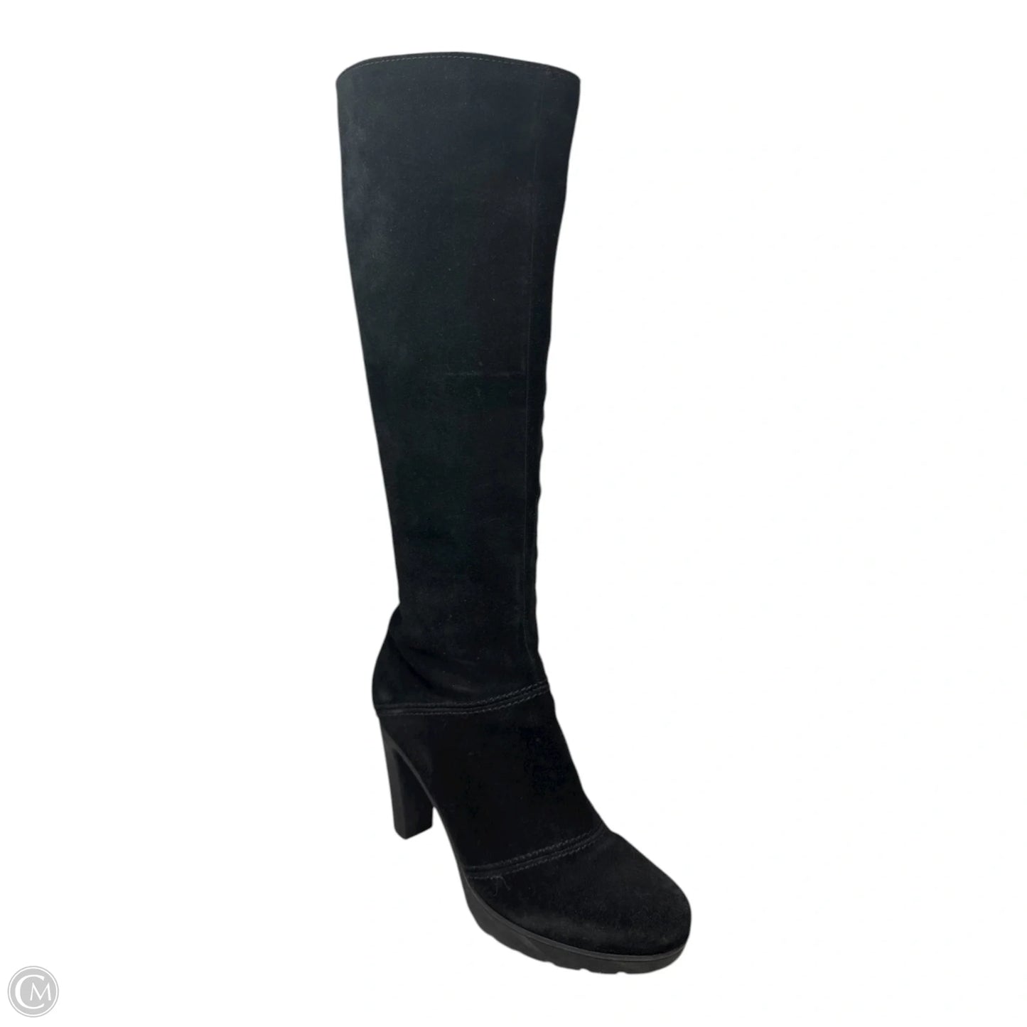 Dixie Waterproof Boots Mid-calf Heels By La Canadienne In Black, Size: 8