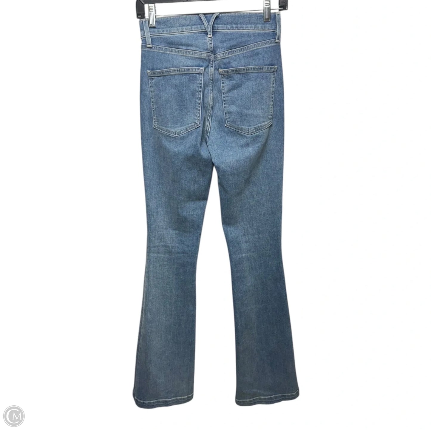 Beverly Skinny Flare High Rise Jeans By Veronica Beard In Blue Denim, Size: 0/25