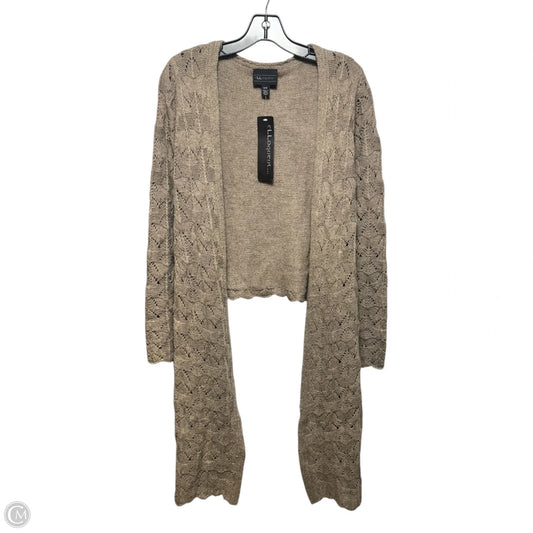 Sweater Cardigan By Elloquent In Taupe, Size: M