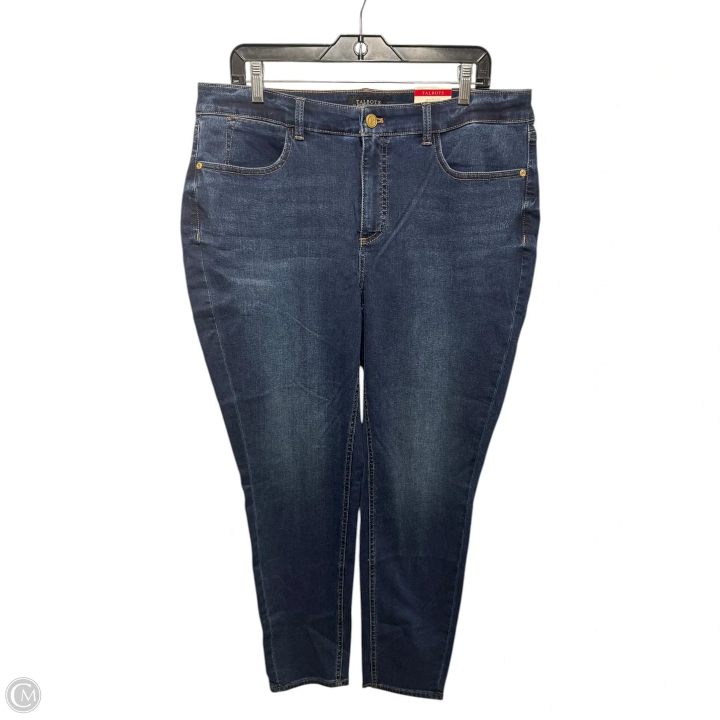 Jeans Jeggings By Talbots In Blue Denim, Size: 16