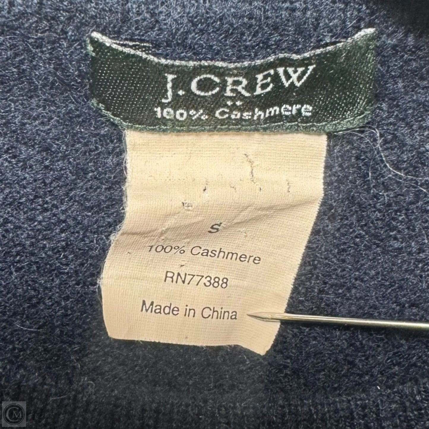 Sweater Cashmere By J. Crew In Navy, Size: S