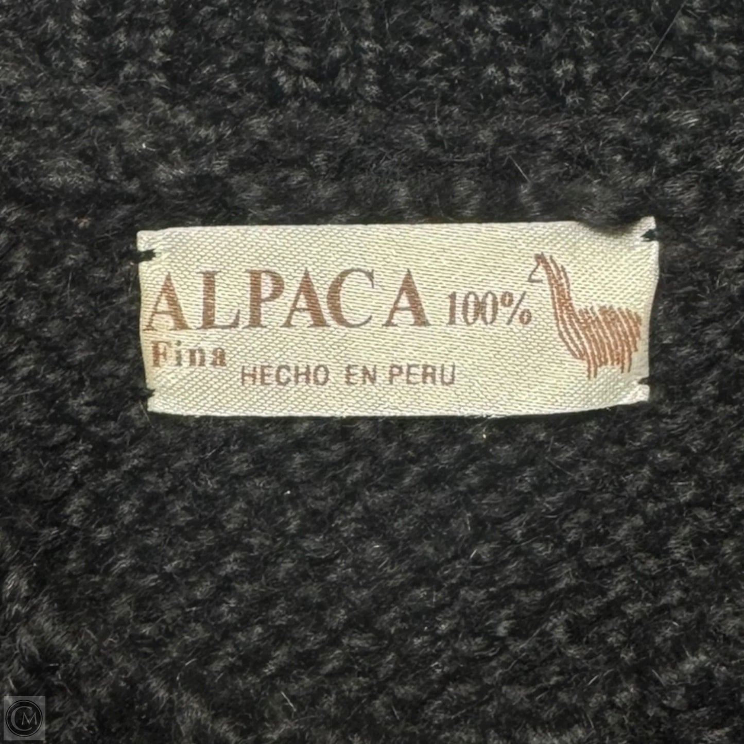 Alpaca Sweater By Alpaca Fina In Black, Size: M
