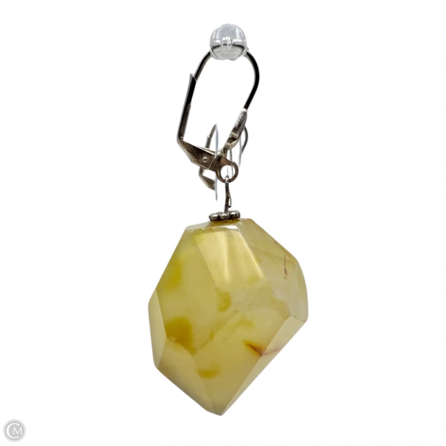 Raw Citrine Dangle Earrings