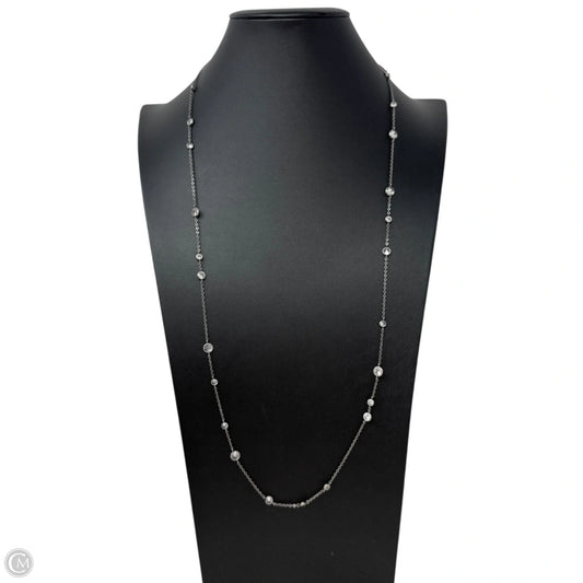 Sterling Silver CZ Scattered Stars Necklace By Silpada