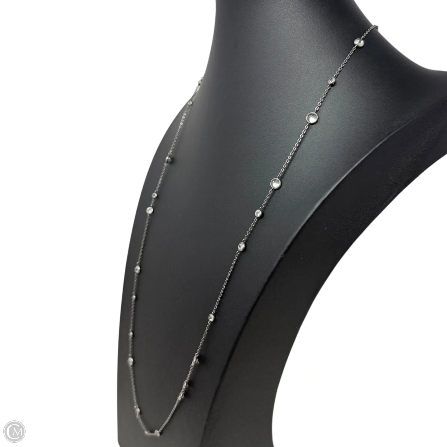 Sterling Silver CZ Scattered Stars Necklace By Silpada