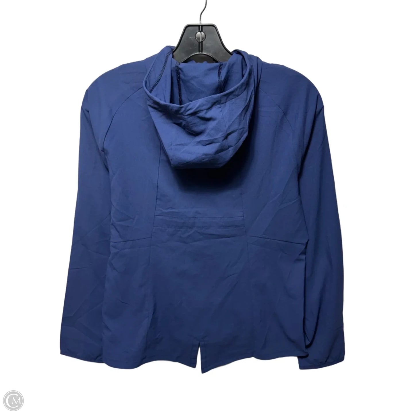 Jacket Windbreaker By Brooks In Blue, Size: S