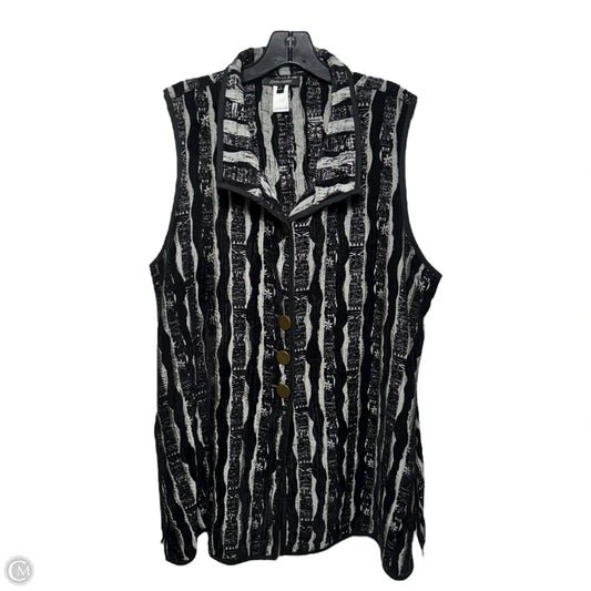 Vest Other By John Mark In Black & Grey, Size: L