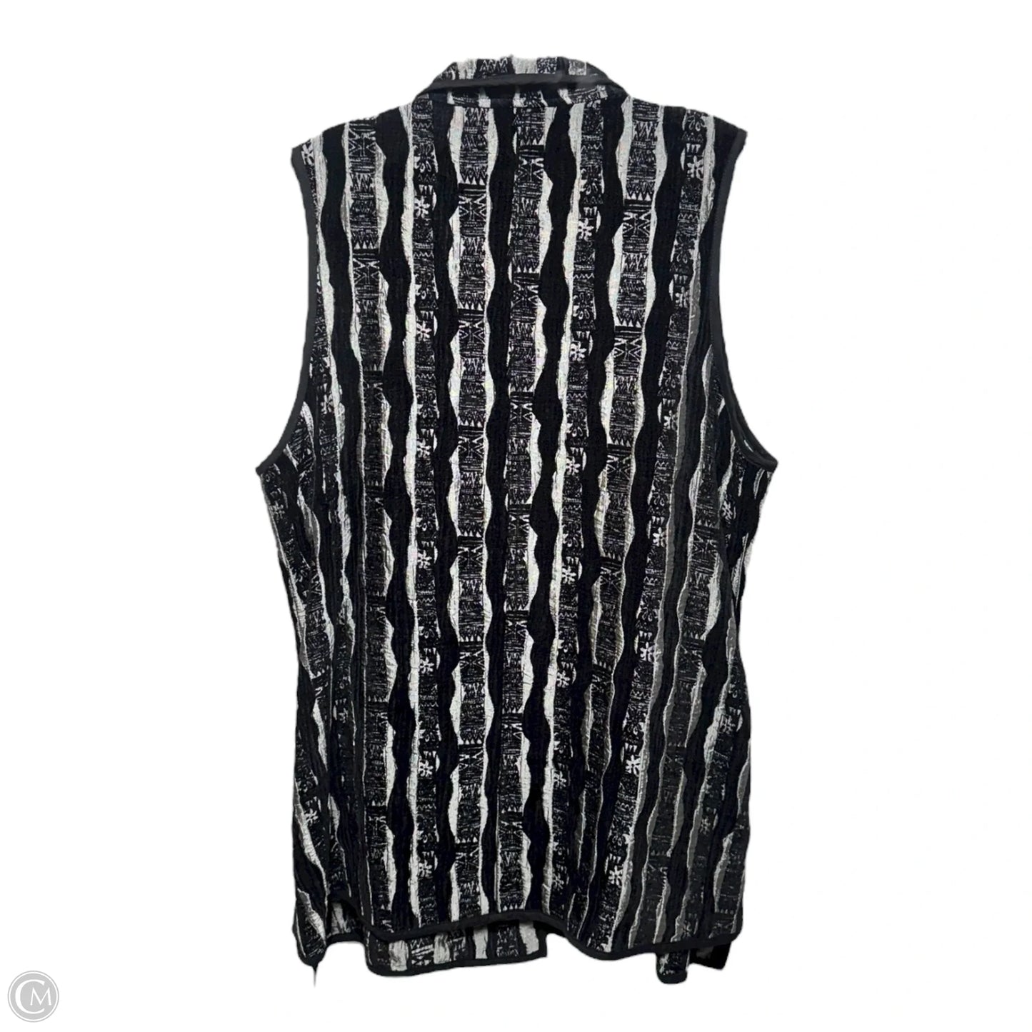 Vest Other By John Mark In Black & Grey, Size: L