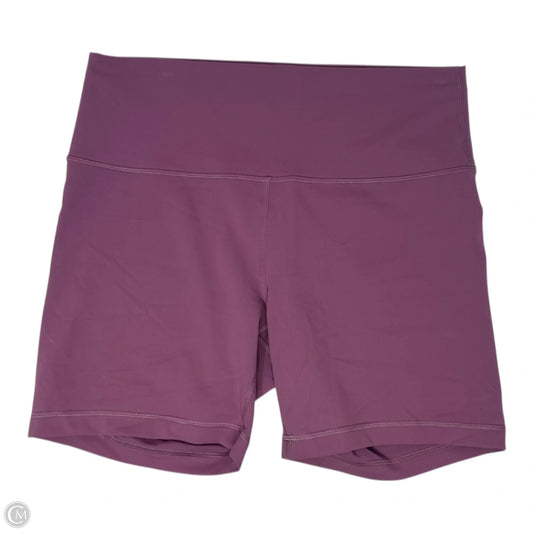 Athletic Shorts By Lululemon In Pink, Size: 12