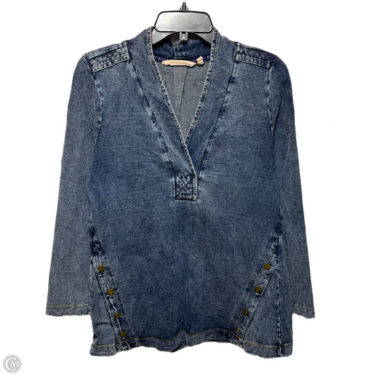 Top Long Sleeve By Soft Surroundings In Blue, Size: Sp