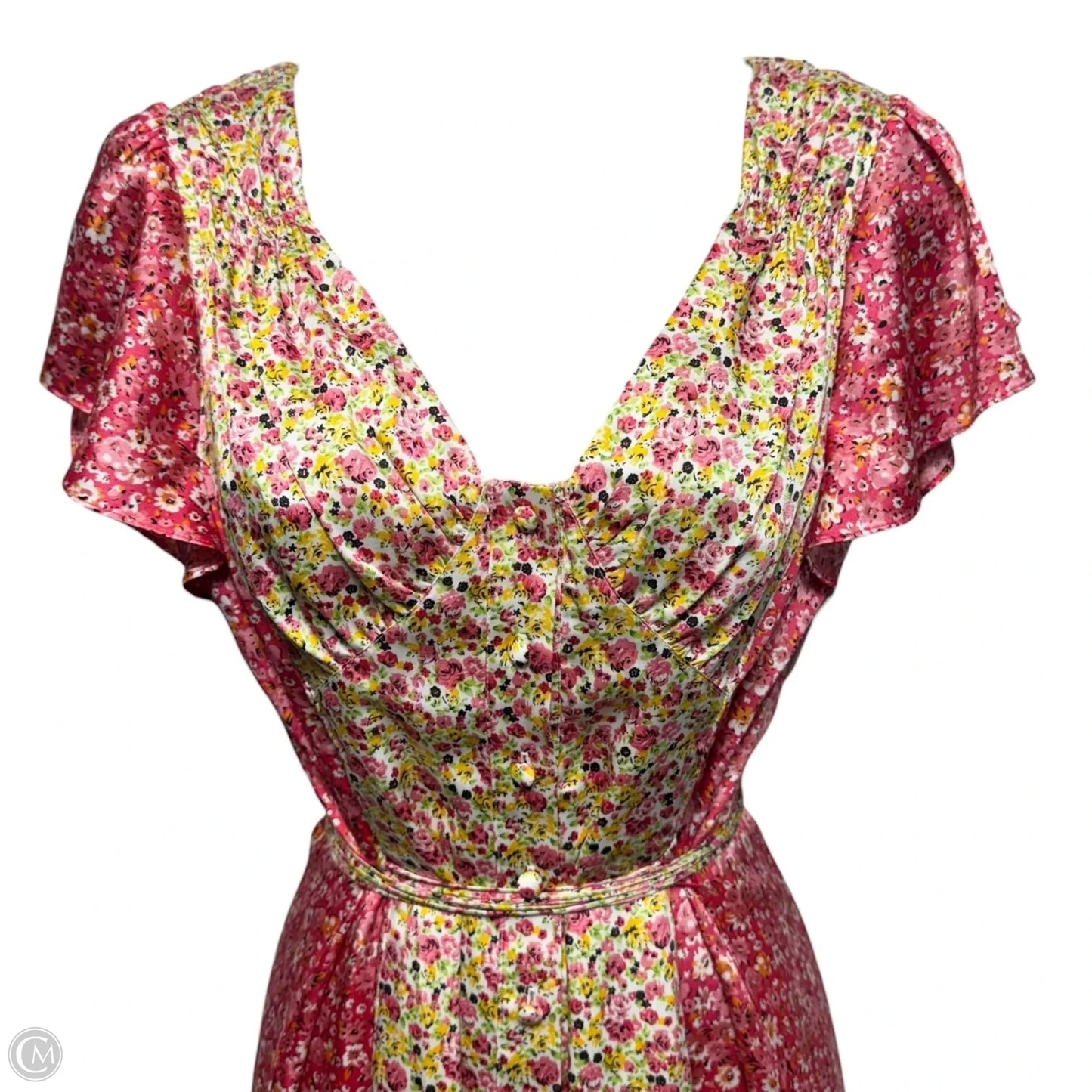 Jessica Midi Dress By Cinq A Sept In Mixed Floral Print, Size: 6